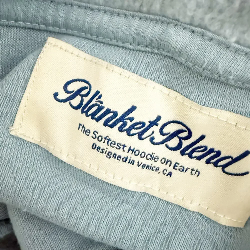 FEAT CLOTHING | The BlanketBlend™ Hoodie Sweatshirt Light Blue "BurrBlue" | XXL - Picture 3 of 9